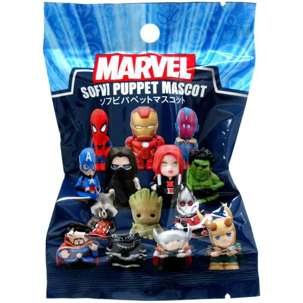 マーベル ソフビパペットマスコット　14個入りBOX　箱のまま発送 マーベル ソフビパペットマスコット 14個入りBOX 箱のまま発送