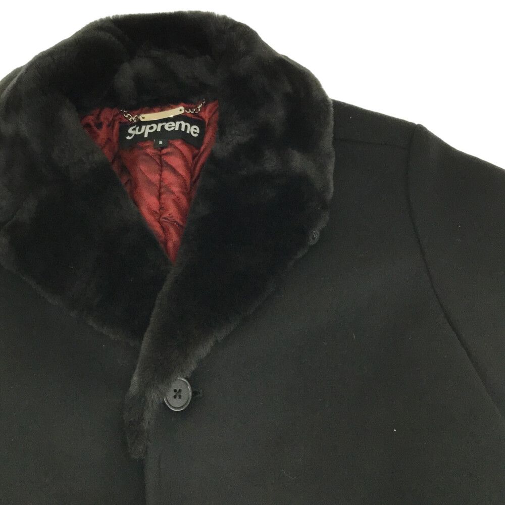 Supreme Fur Collar Car Coat ブラック Sサイズ - アウター