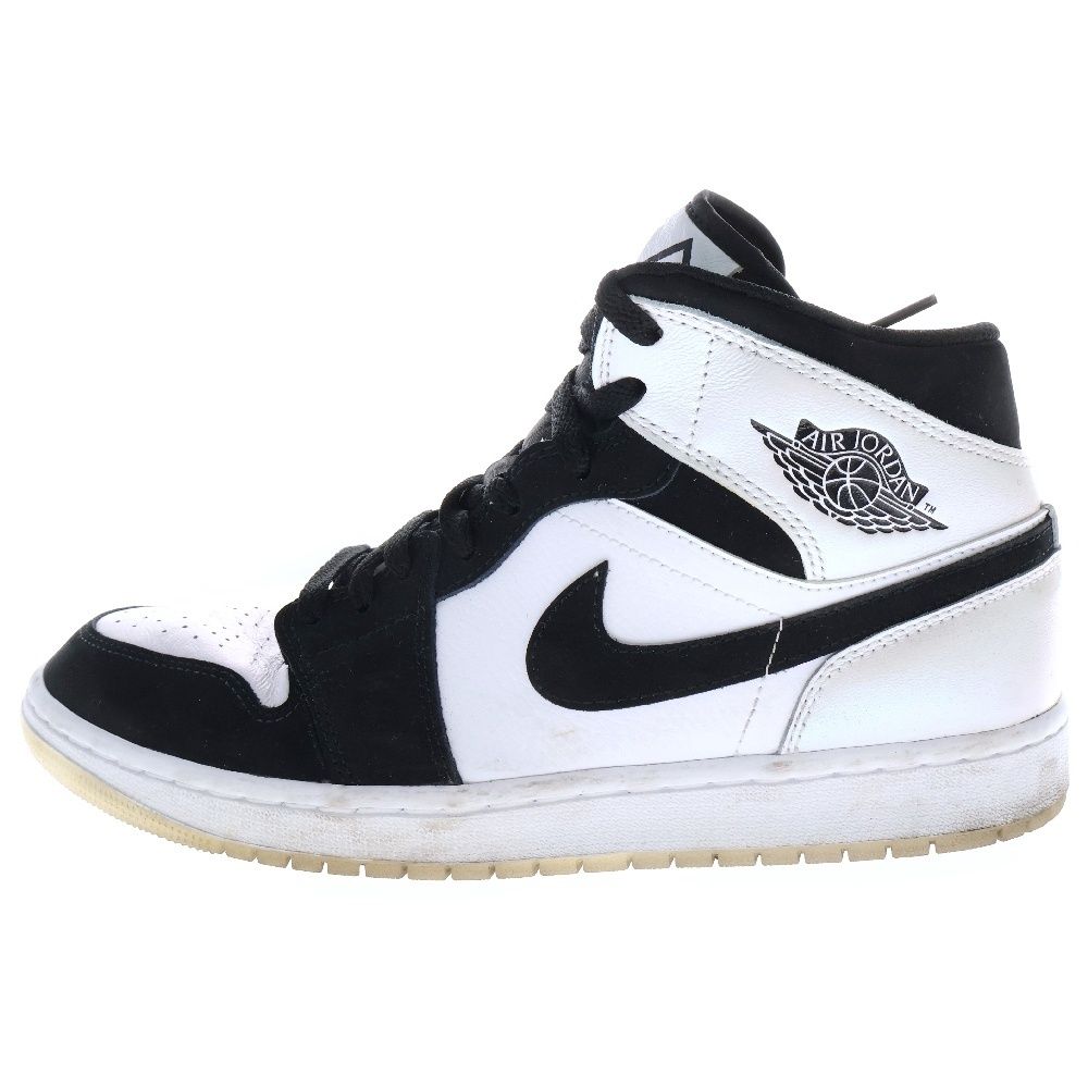 Nike Air Jordan 1 オメガ Nike Air Jordan 1 Midオメガ ブラック⁄ホワイト 27cm