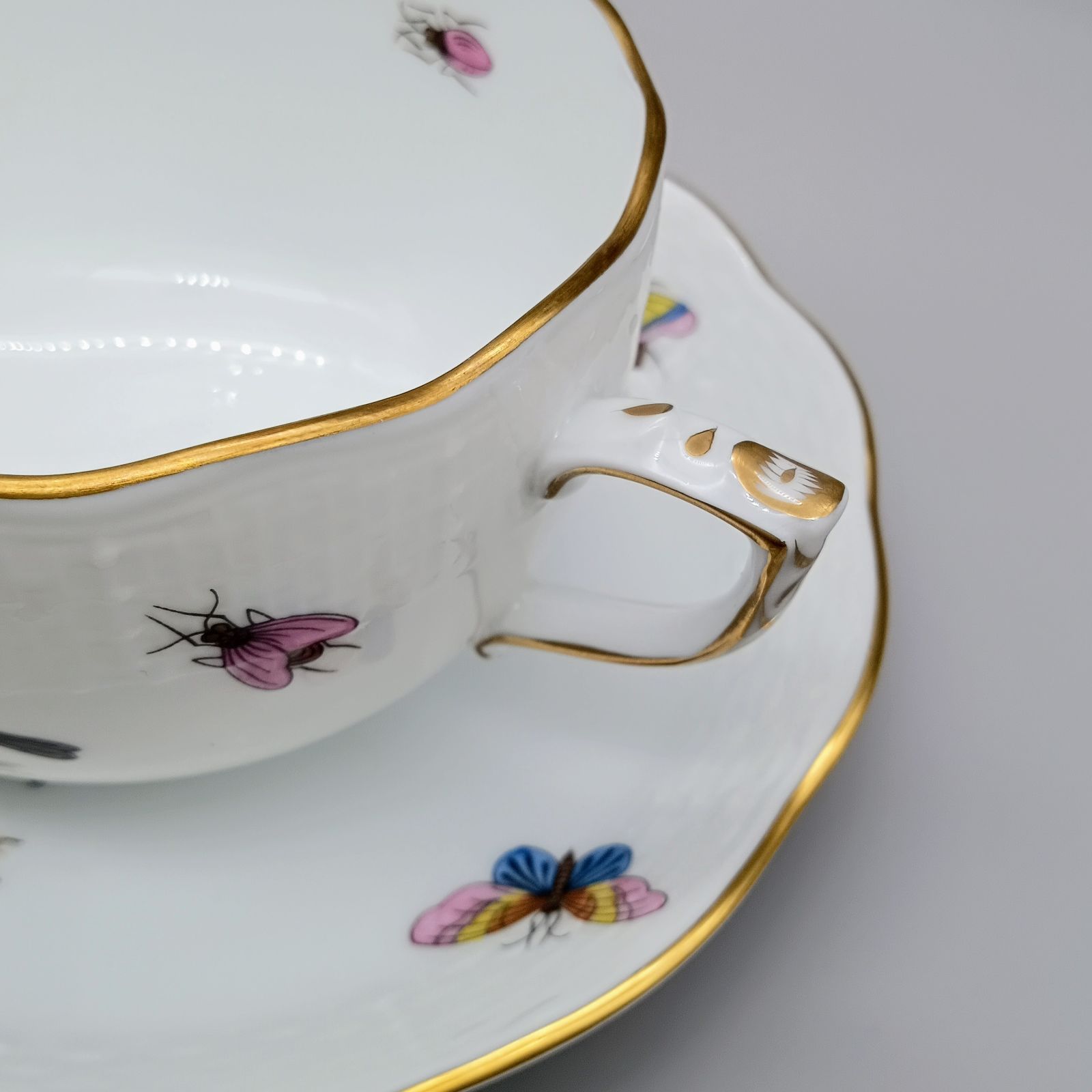 ヘレンド 卸売 ロスチャイルドバード ティーカップ＆ソーサー 希少