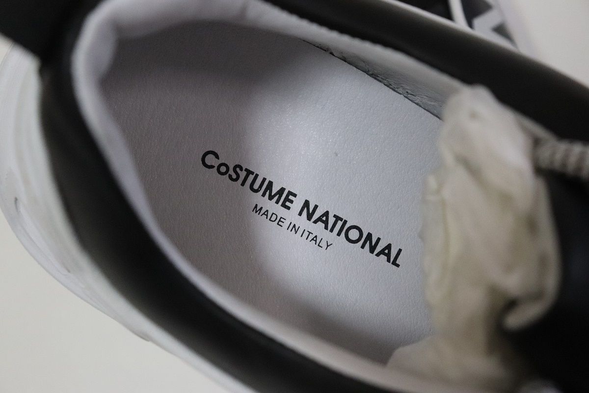CoSTUME NATIONALコスチューム ナショナル新品メンズレザースニーカー