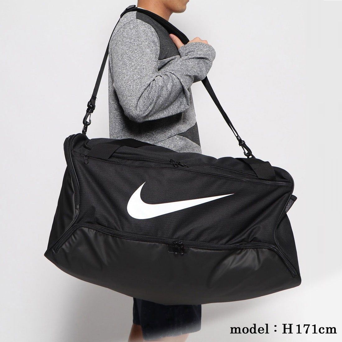 95L Lサイズ 黒 ブラック ナイキ NIKE ブラジリア ダッフルバッグ 