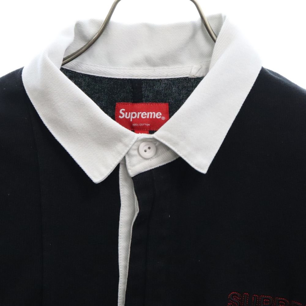 SUPREME (シュプリーム) 20SS 7s Rugby Black 両面ロゴプリント