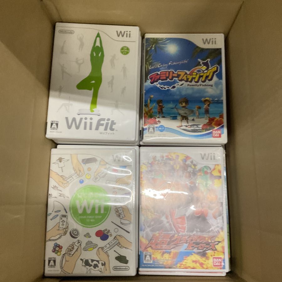 任天堂/Nintendo/ニンテンドー Wii ファミリーフィッシング 太鼓の達人 モンスターハンター WiiFit スーパーペーパーマリオ  等 ソフト 50点以上セット 任天堂/Nintendo/ニンテンドー Wii ファミリーフィッシング 太鼓