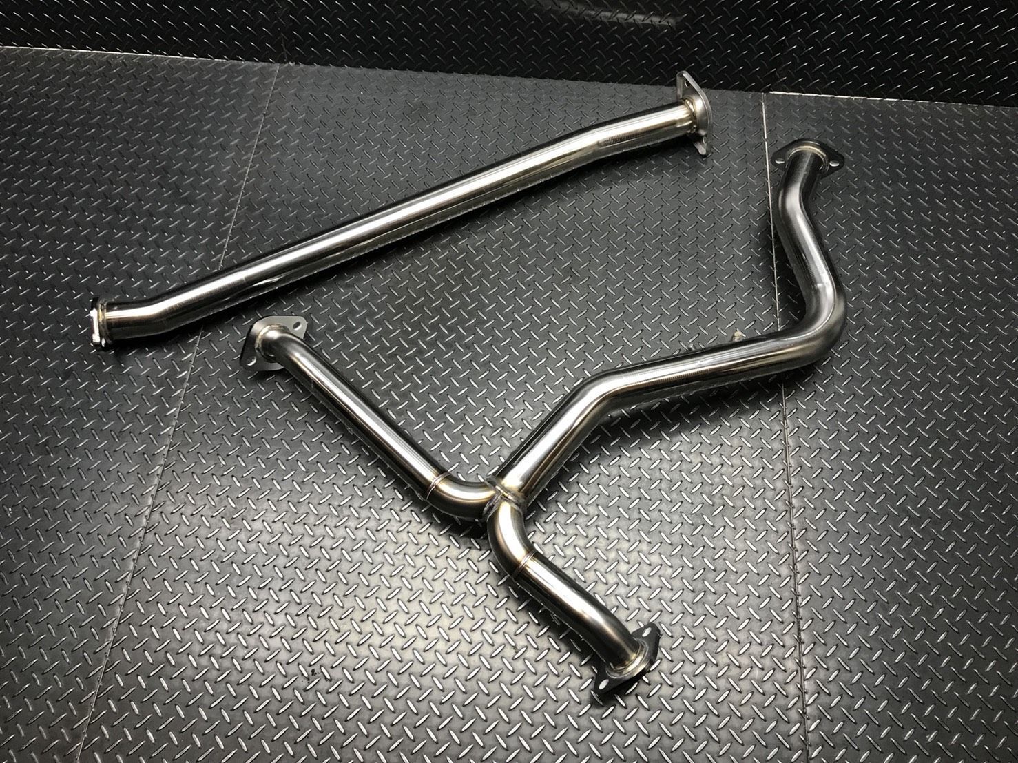 Z.S.S. VM4 VMG レヴォーグ Z.S.S. Attack-ST 中間 パイプ センターパイプ ストレート 直管 競技用 オールステンレス マフラー DECORATOM_COM_BR