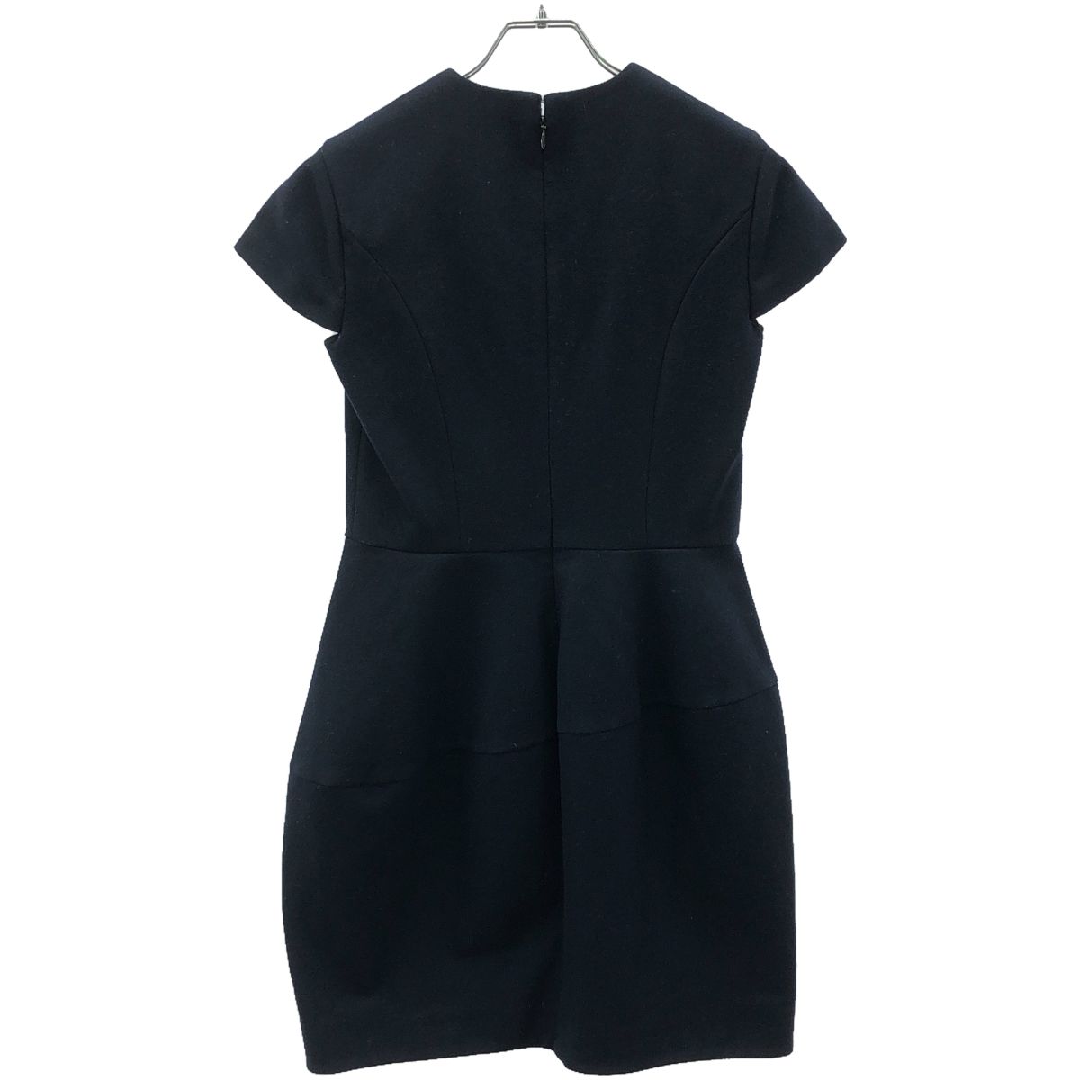ヨーコチャン ワンピース V-neck Balloon Dress 半袖 40
