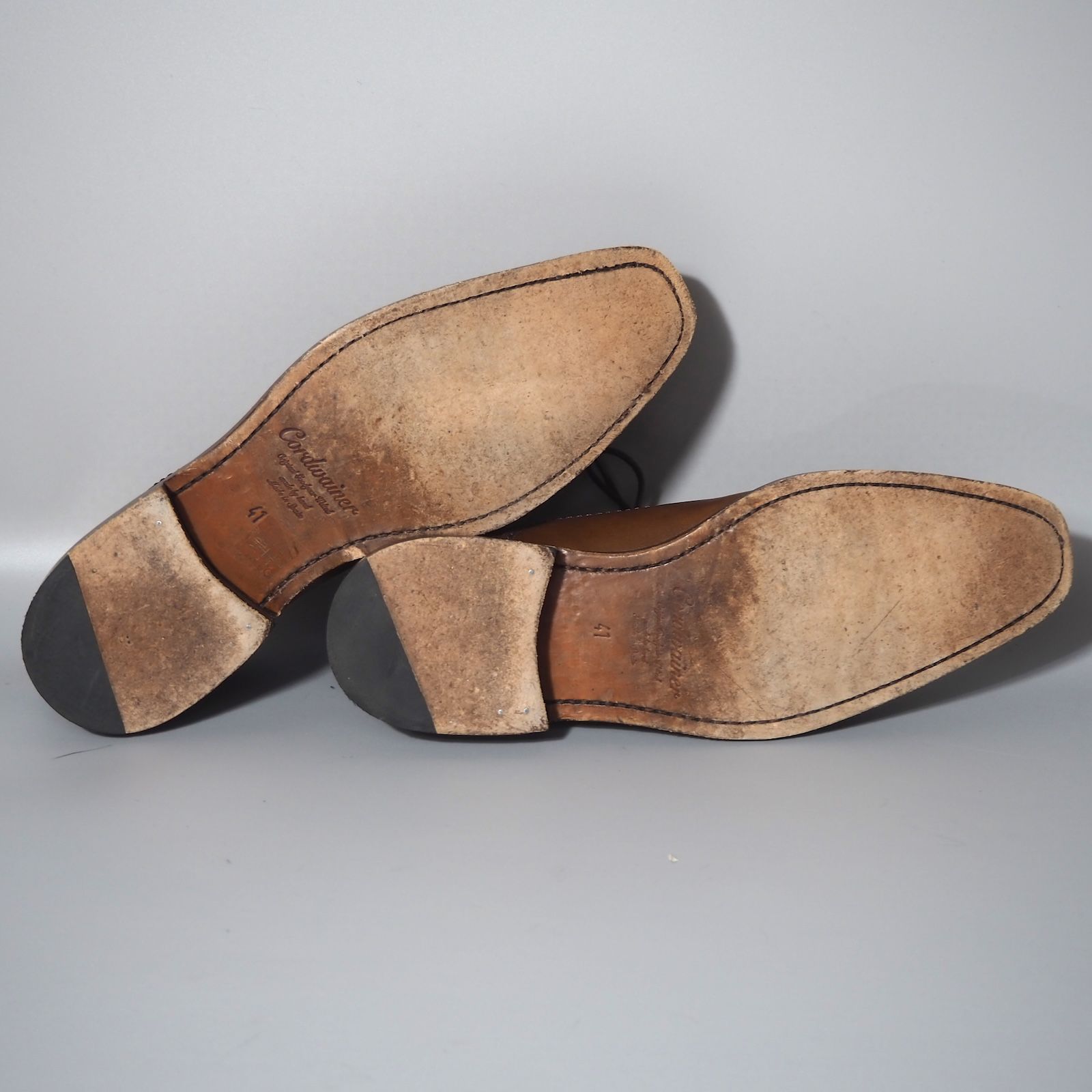 【未使用級】CORDWAINER（41.5）ストレートチップ　ブラウン 楽天市場】Cordwainer コードウェイナー ストレートチップ 内