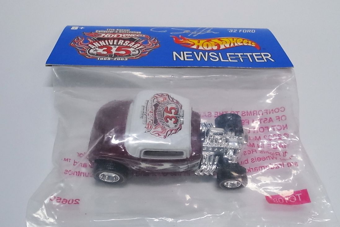 激 ホットウィール 35周年記念 17th コンベンション フォード NEWSLETTER 32 FORD 17th Annual Collector s Convention