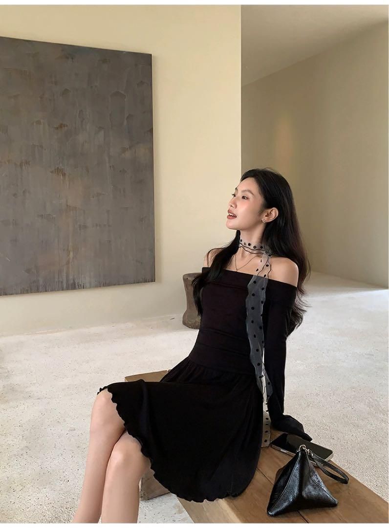 韓国風春夏セクシーAラインショート高見え