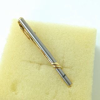YSL イヴサンローラン ネクタイピン メンズ シルバー / ゴー