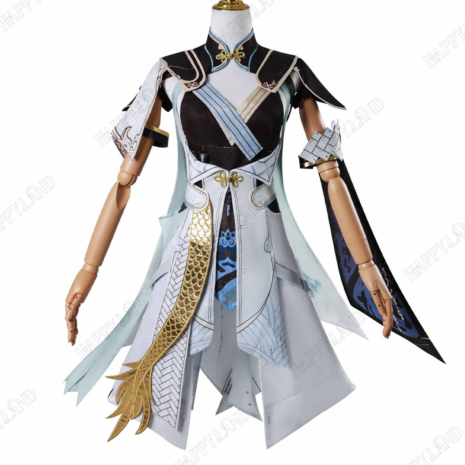 鳴潮(めいちょう) ツバキ 椿 コスプレ衣装 ウイッグ付き 鳴潮