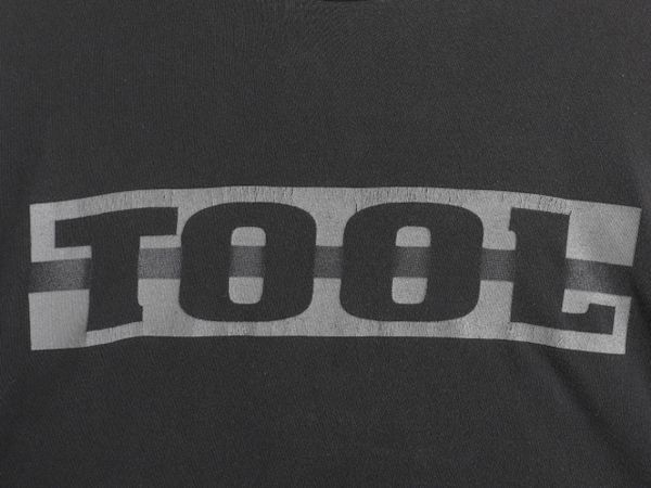 90s ☆ TOOL ロゴ イラスト プリント Tシャツ メンズ XL 程 オールド  
