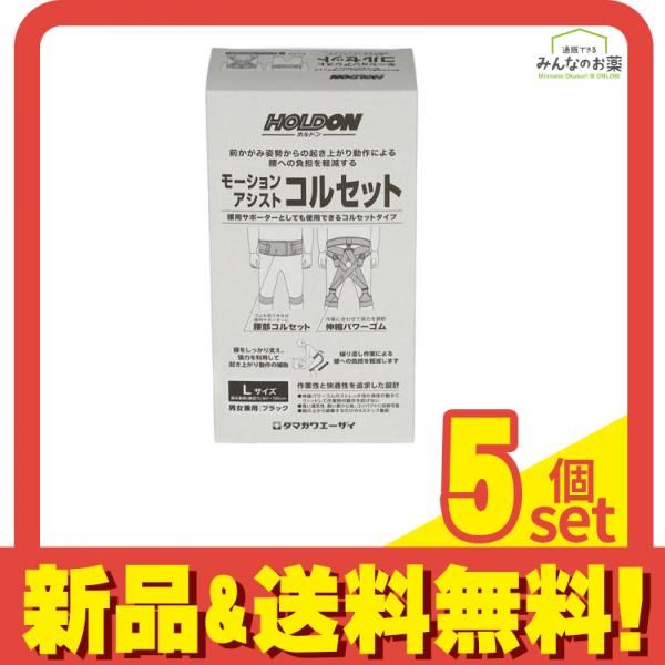 ホルドン モーションアシストコルセット 1個入 Lサイズ 5個セット