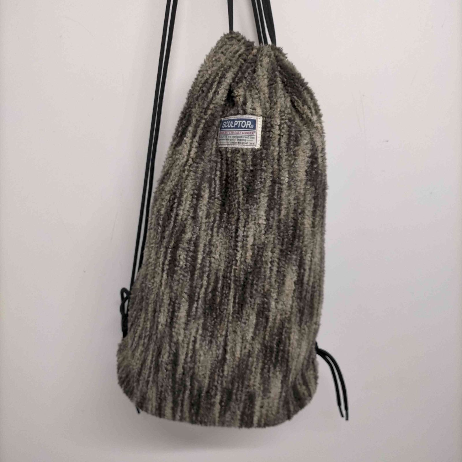 スカルプター SCULPTOR FUZZY DRAWSTRING BAG ファジー ドロー