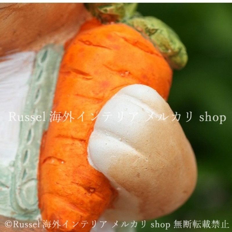 ガーデンオブジェ うさぎ ウェルカムサイン 高強度酸化マグネシウム 置物 ウサギ ラビット 兎 ガーデンオーナメント アニマル ガーデニング 雑貨 ガーデン雑貨 ガーデンインテリア ガーデン インテリア 庭の装飾 お洒落 おしゃれ 8-14 YUZUMIYA_COM