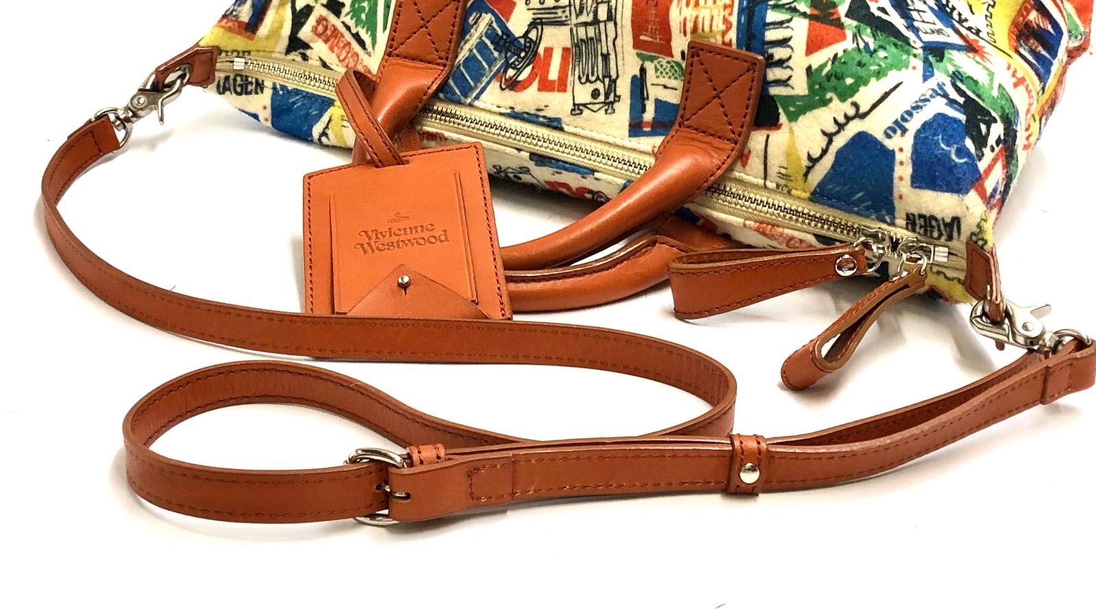 ヴィヴィアン ウェストウッド フェルト マルチカラー ショルダー  