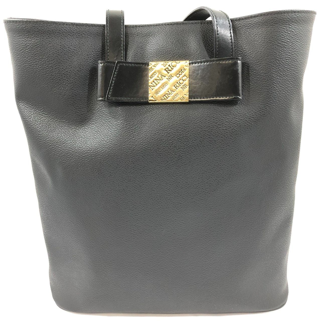 1点限り!!送料無料!!】NINA RICCI ニナリッチ レザー トートバッグ 