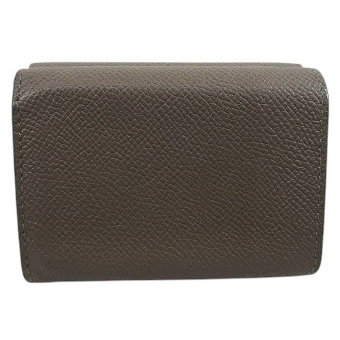 【美品】BALENCIAGA(バレンシアガ) 二つ折り財布 ベージュ ロゴ バレンシアガ BALENCIAGA 財布 （ベージュ） -靴＆ファッション