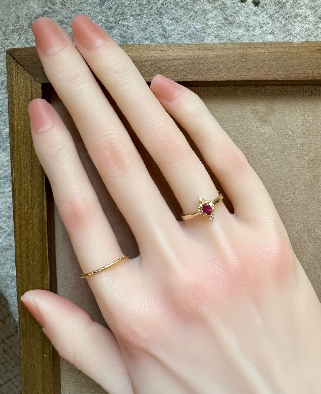 ルビー＆ダイヤモンドリング