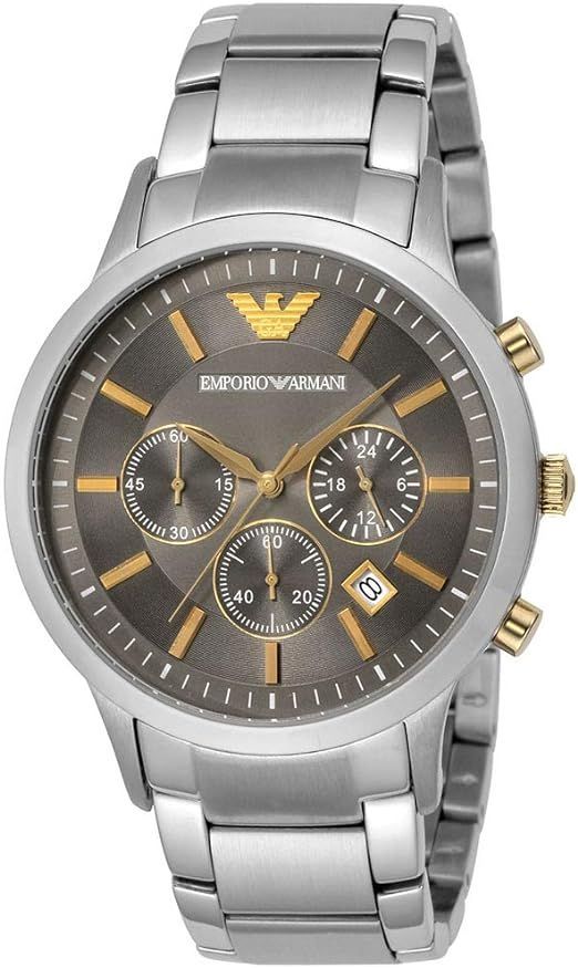 [EMPORIO ARMANI(エンポリオ アルマーニ)] 腕時計 AR11047 クロノグラフ シルバー メンズ - メルカリ