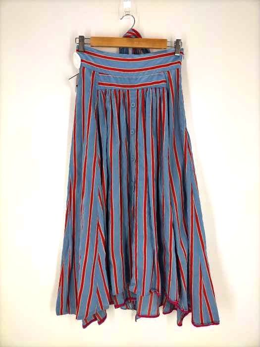 MYLAN マイラン Hi Waist Flare Maxi Skirt ミント-