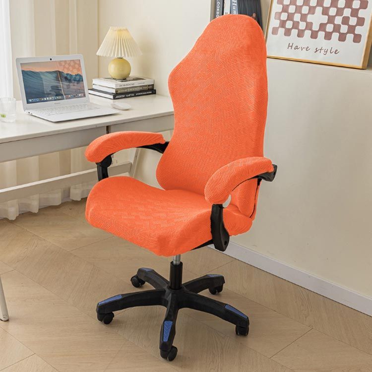 オレンジ 椅子カバー ポリエステル85% スパンデックス15% : YCC Linen - スパンデックス 宴会 椅子カバー 50 Pack