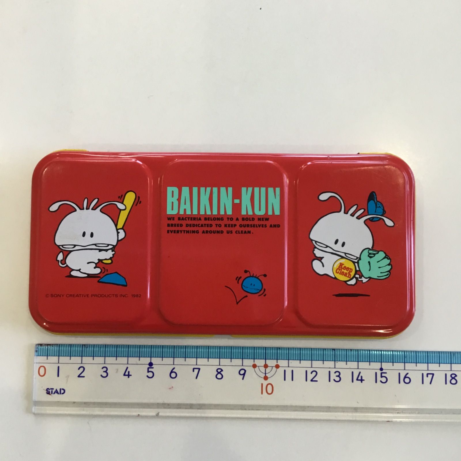 ハイティーンブキ 缶ペンケース バイキンくん缶ペンケース