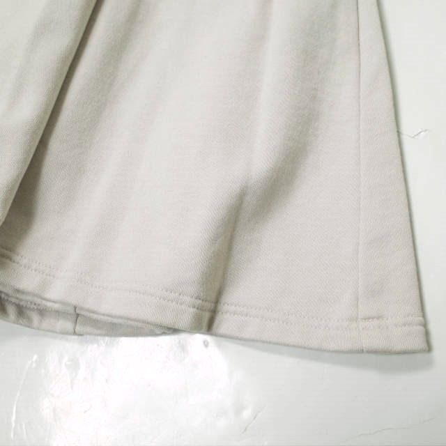 約825cmウエストCEaRET シーレット 22AW 日本製 Brightness Sweat Skirt ブライトネススウェットスカート 223003 2 グレージュ イージー ロング マキシ ボトムス【CEaRET】