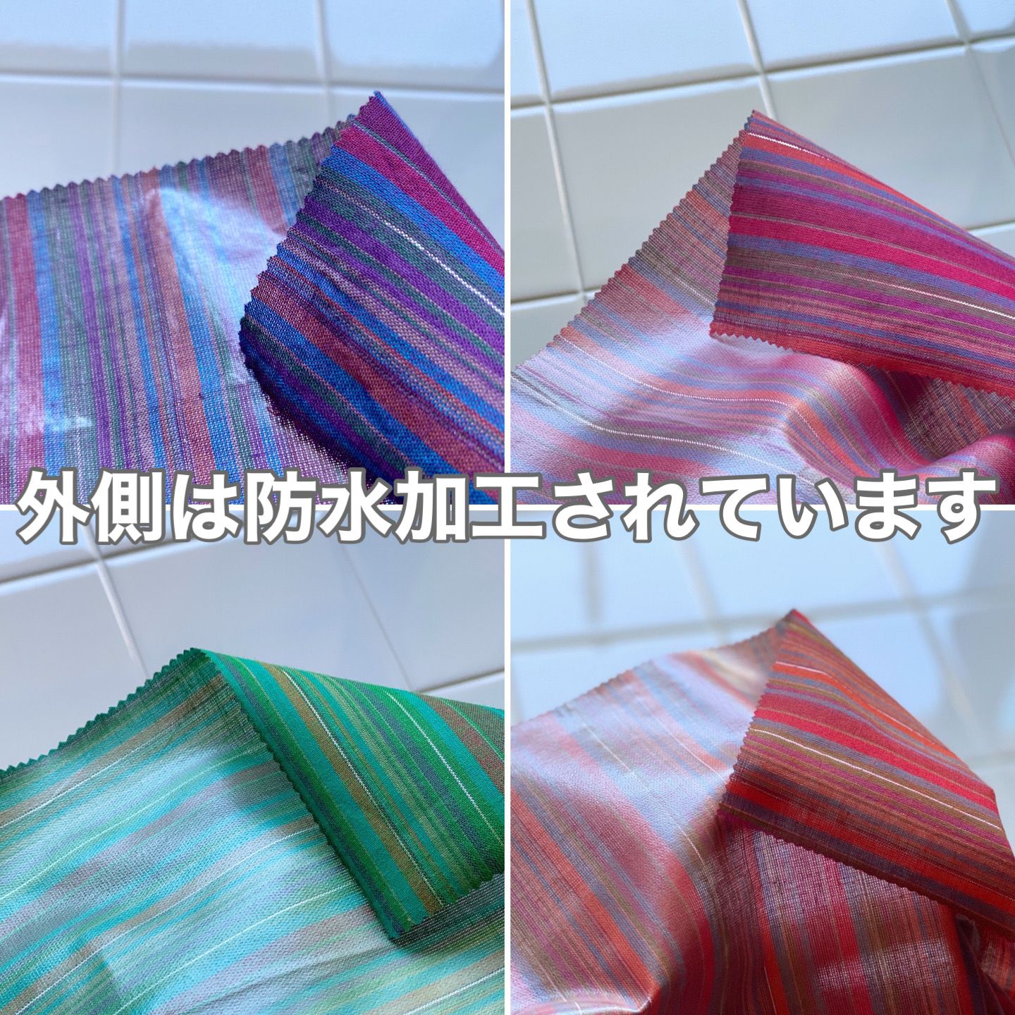 オーガニック 布ナプキン 7枚 ポーチ 防水付 色付き Eco Femme 洗える 