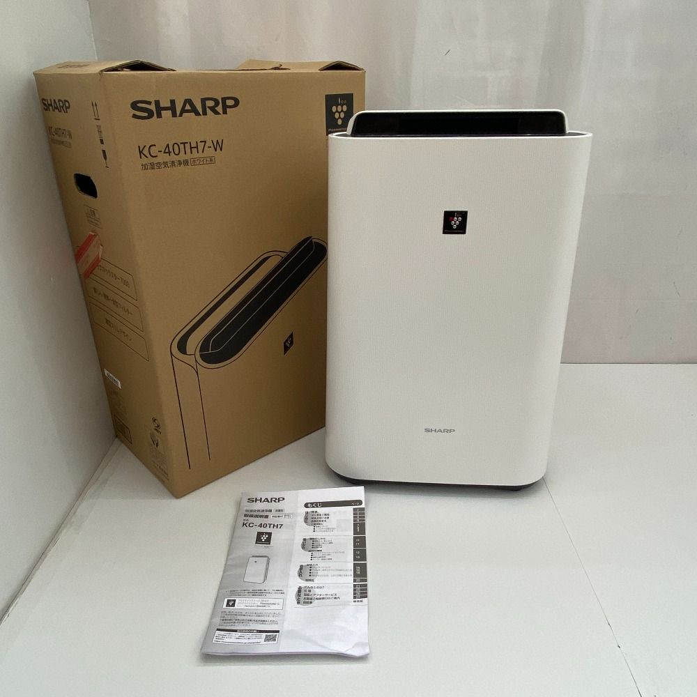 [ajgmtpku✨ ]SHARP ion空気清浄機 ホワイト 19年製 03w19169 SHARP シャープ 加湿空気清浄機 KC-40TH7-W ホワイト系