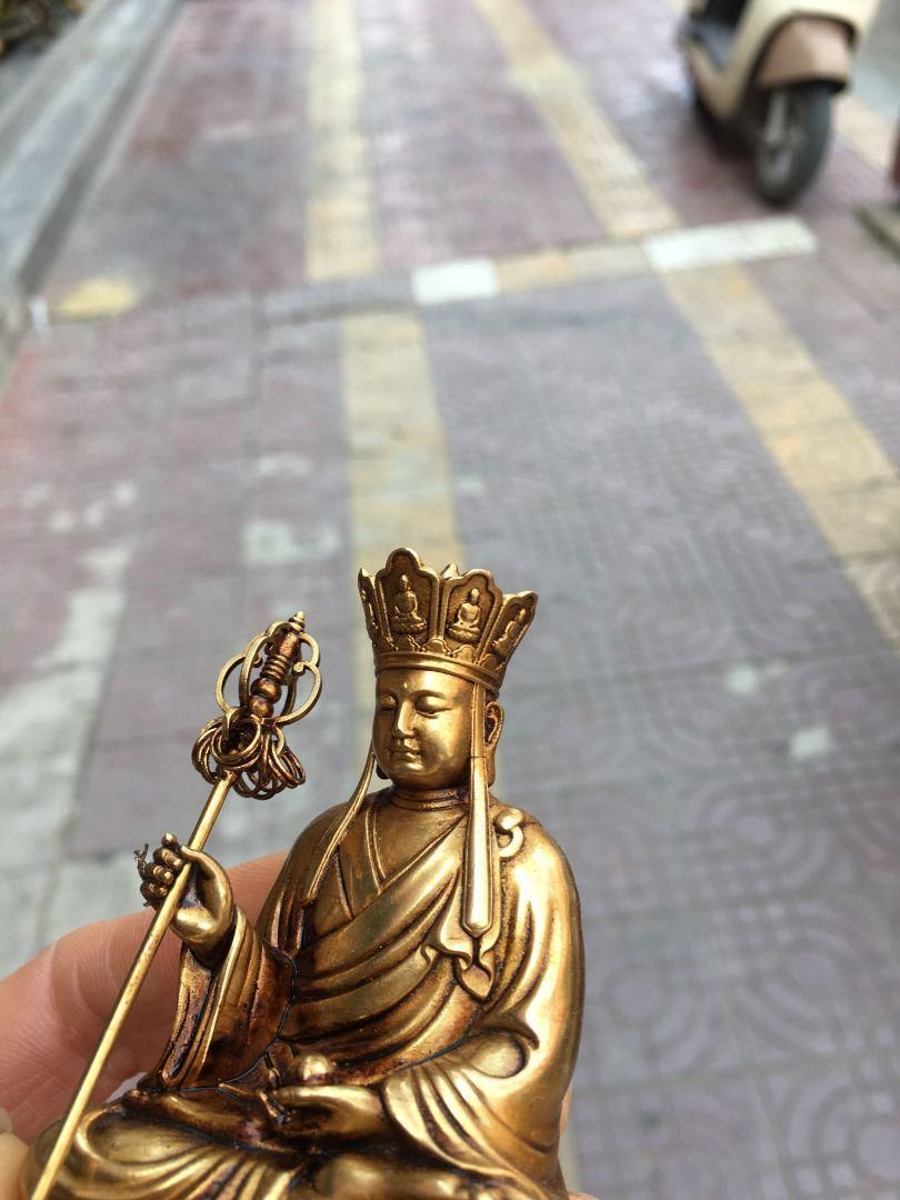 地蔵 菩薩 観音 銅製 仏像 彫刻 置物 開運 風水 - メルカリ