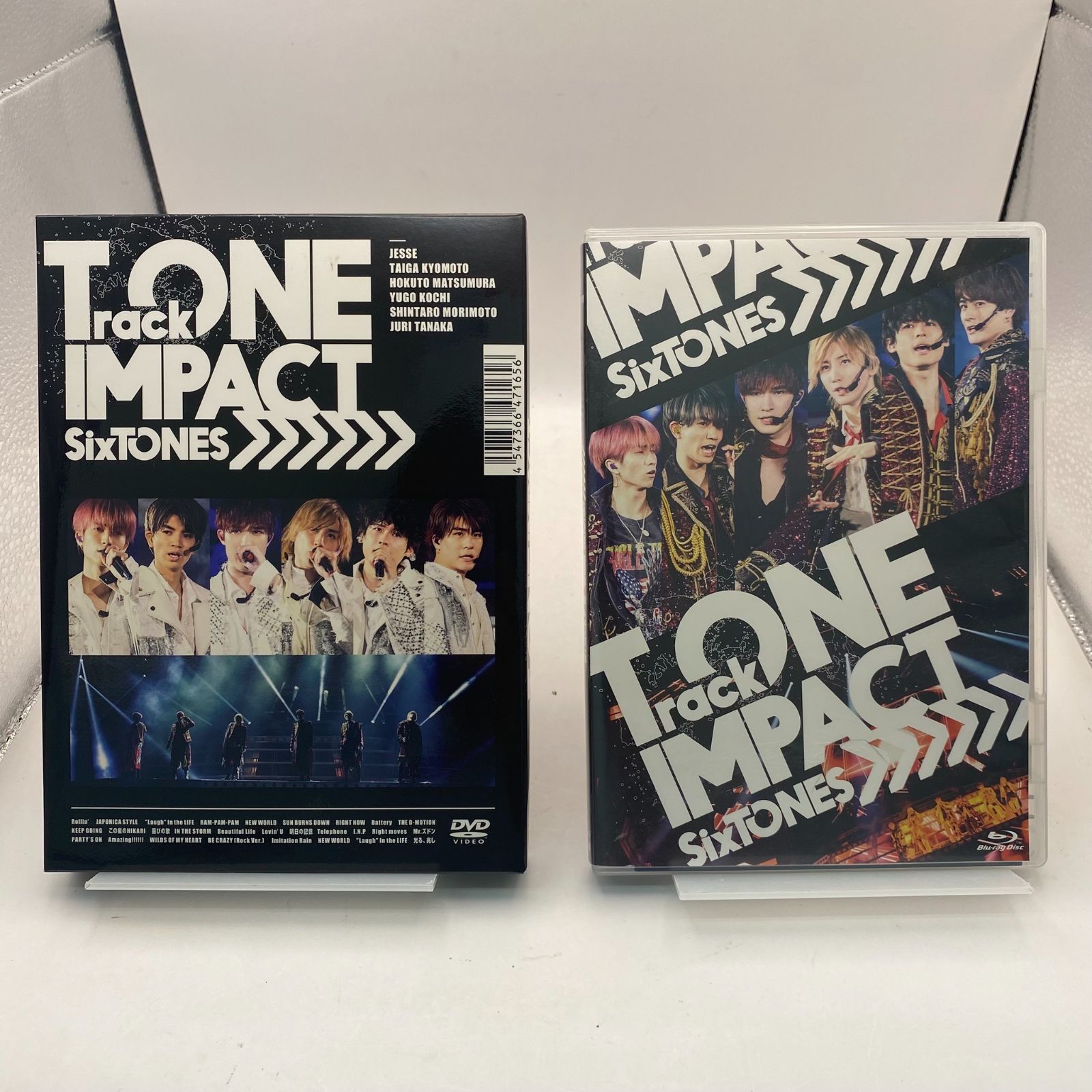 中古】SixTONES TrackONE INPACT Blu-ray 初回盤・通常盤 まとめ 中古】SixTONES TrackONE INPACT Blu-ray 初回盤・通常盤 まとめ