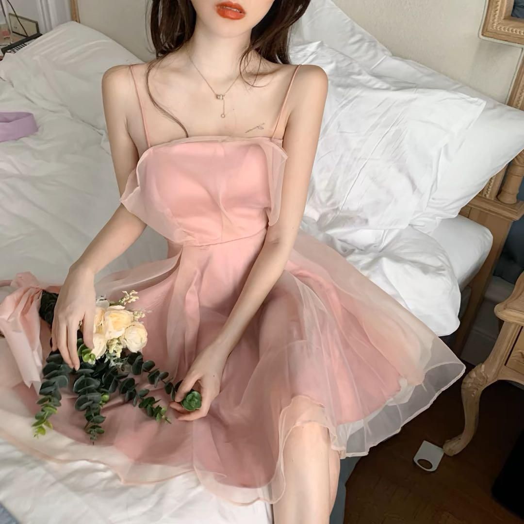 妖精のような美しいチュールミニドレス キャバドレス パーティー 妖精のような美しいチュールミニドレス キャバドレス パーティー