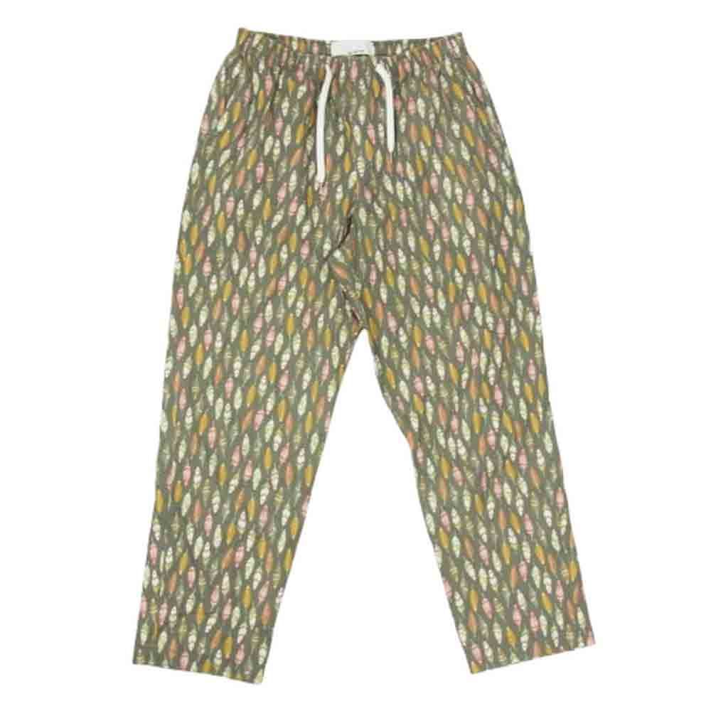 セラー ドアー Cellar Door ドローコード 総柄 パンツ カーキ系 48【中古】