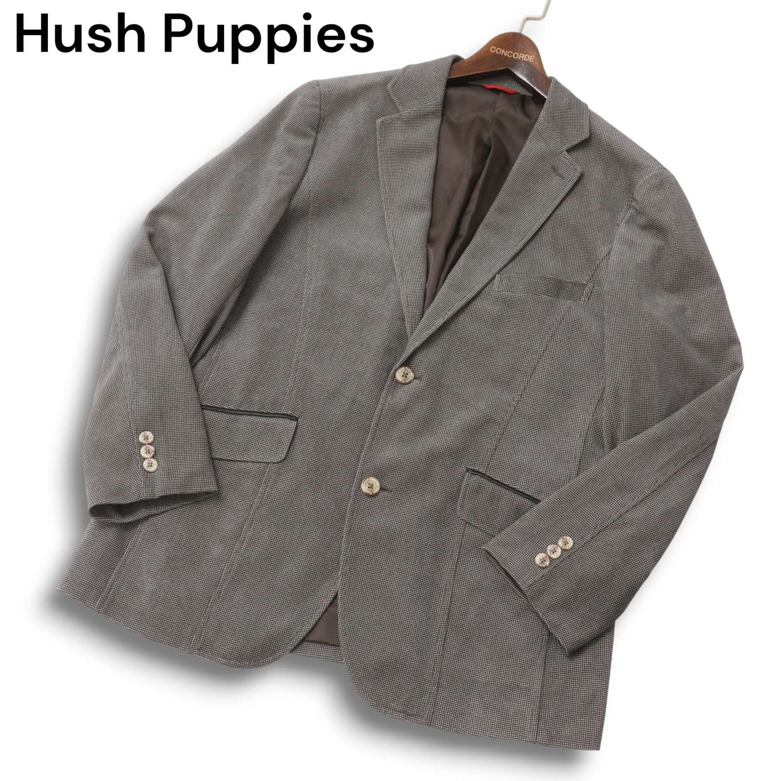 アンコンジャケット　千鳥　チェク Hush Puppies ハッシュパピー 秋冬☆ 千鳥チェック柄 アンコン