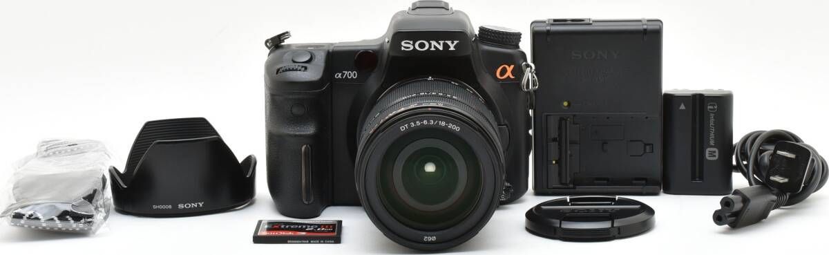 H01[6802]15 ソニー SONY α700 ボディ DSLR-A700 18-200mm