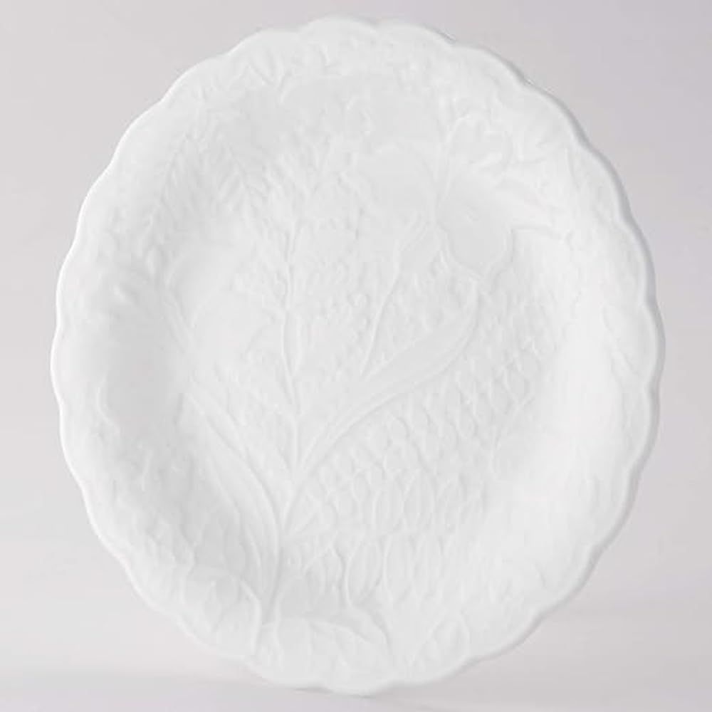 ホワイト ホニトン・レース 17cm セット 5枚セット 皿 電子レンジ温め