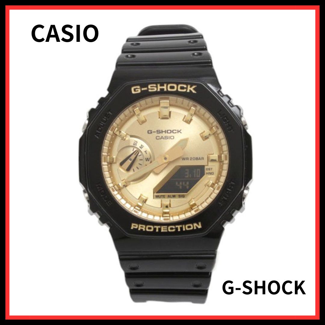 カシオ CASIO G-SHOCK GA-2100GB-1A 腕時計 メンズ ゴールド クオーツ
