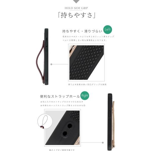 iPhone13mini スマホケース ネックストラップ 付き カードポケット 