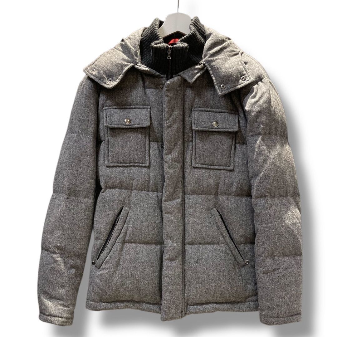 PS Paul Smith ポールスミス シルク混 ツィードウール ダウン PS Paul Smith ポールスミス シルク混 ツィードウール ダウン