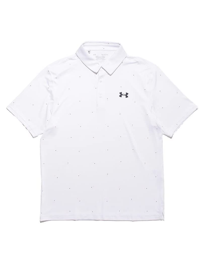 [アンダーアーマー] UA Playoff Polo 3.0 PrintWhite Pink Shock Midnight NavyMD [White / Pink Shock / Midnight Navy] [M]