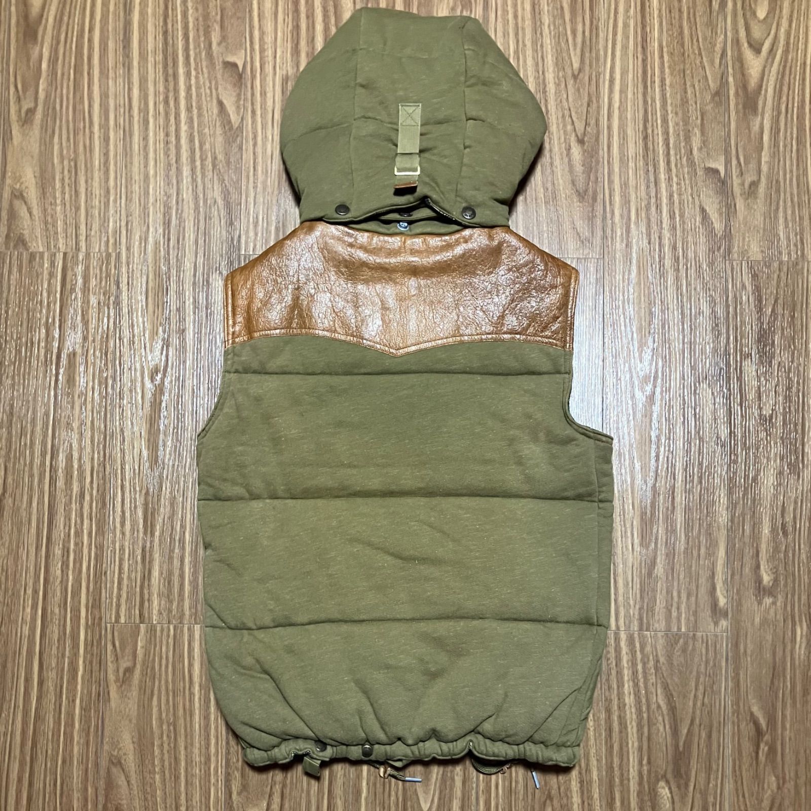 Lauren レザー×スウェット