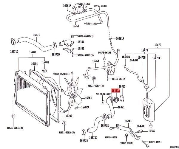 トヨタ 純正 4ランナー ハイラックスサーフ ランドクルーザープラド