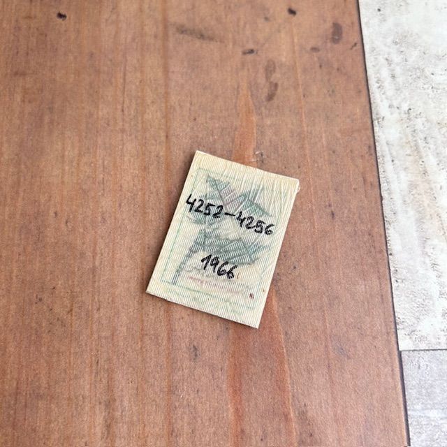 221・【再入荷】マッチラベル 草花 5柄 1966年頃 レア