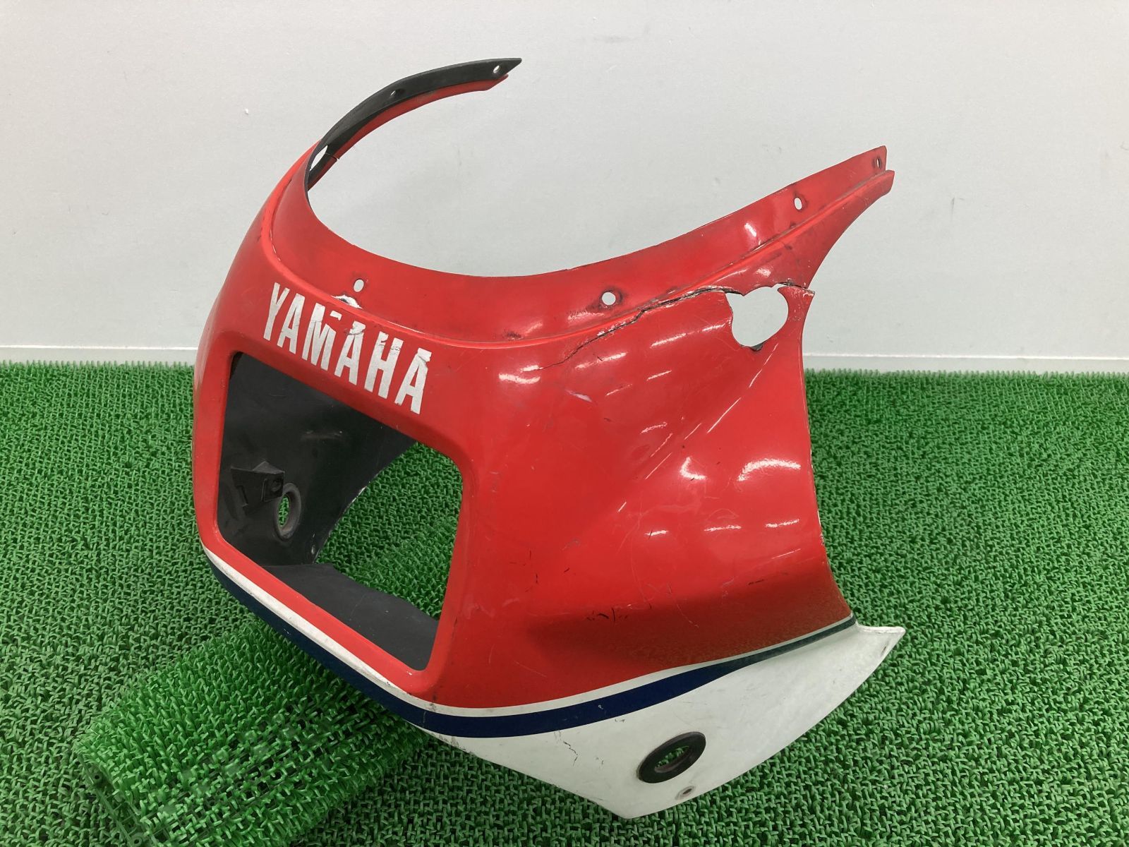 RZV500R アッパーカウル 47X ヤマハ 純正 中古 バイク 部品 51X 絶版2st 昭和レトロ キングケニー 当時物 車検 Genuine