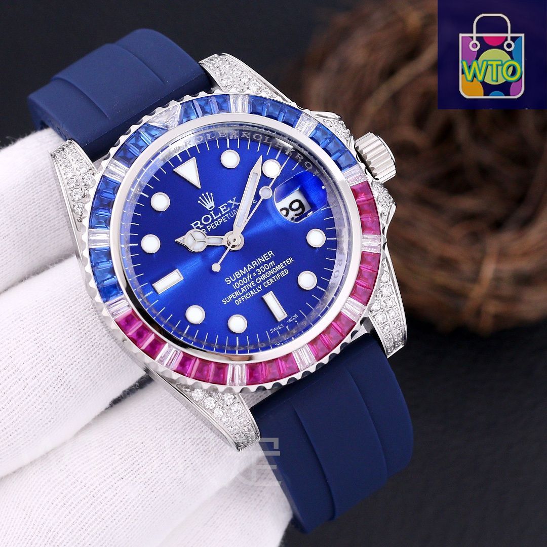 ROLEX SUBMARINER 青文字盤 掛時計 ROLEX SUBMARINER 青文字盤 掛け時計 Premium サブマリーナーブルー