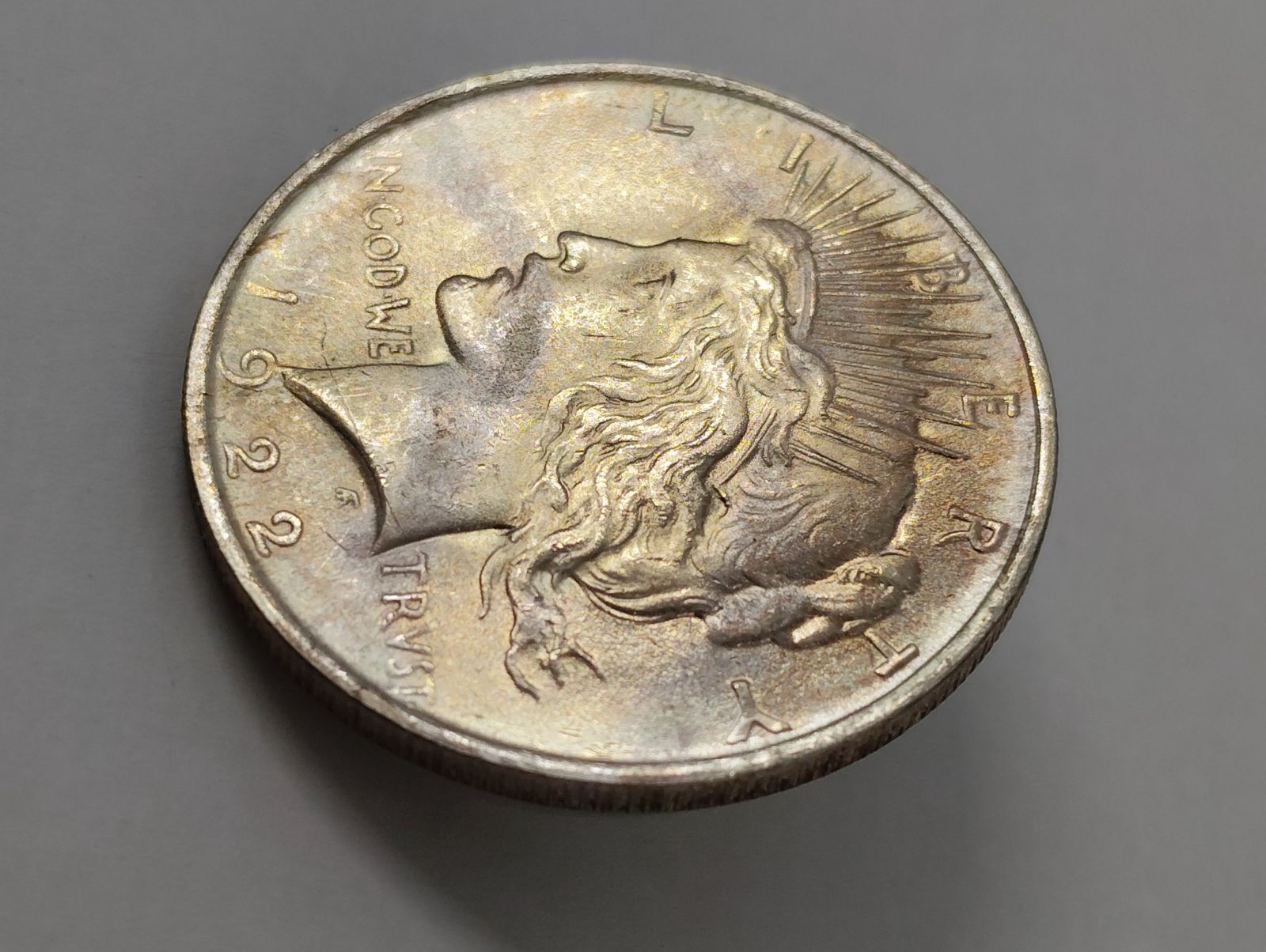0804H13】 1922 Silver Morgan Dollar $1 モルガンダラー 銀貨