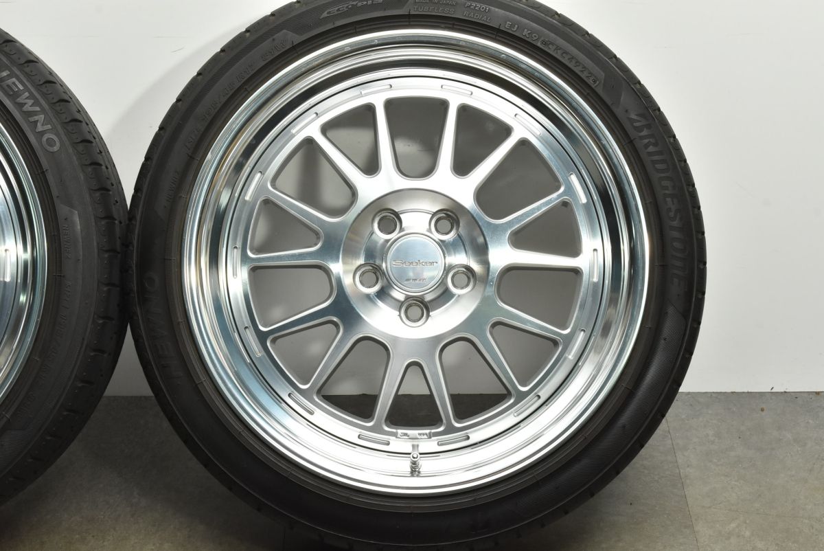 人気ホイール】WORK SEEKER FX 17in 7J +35 PCD100 ブリヂストン NEWNO
