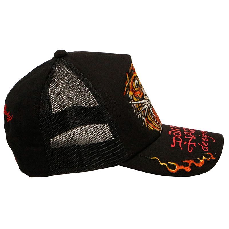 ED HARDY エドハーディー タイガー タトゥー 刺繍 メッシュキャップ