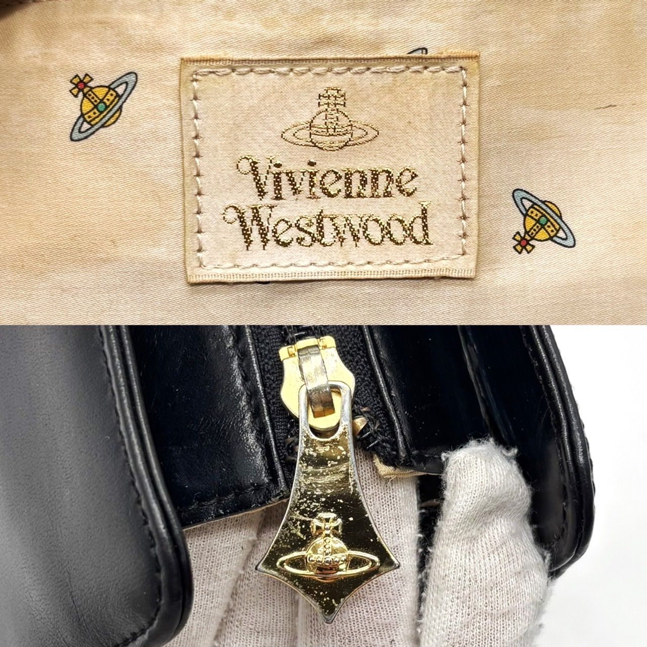 良品✨ Vivienne Westwood ハンドバッグ トートバッグ プレーン オーブ 